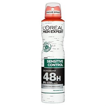 L\'Oréal Paris Men Expert deodorantti - Sensitive Control 48 Timers antiperspirantti - 250 ml