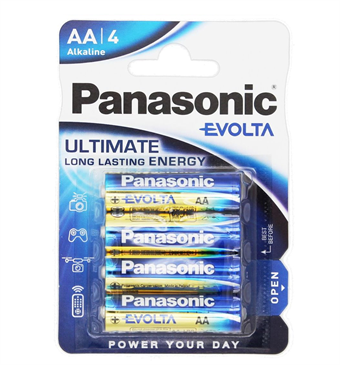Panasonic Evolta AA / LR06 / Mignon akut - 4 kpl