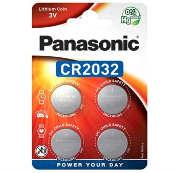 Panasonic CR2032 - Litiumakku - 4 kpl - Sopii AirTagiin