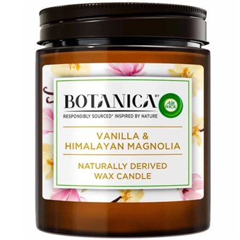 Air Wick - Botanica Tuoksukynttilä - Vanilja & Himalajan magnolia - 205 grammaa