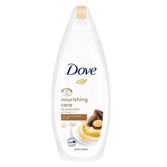 Dove Body Wash - Ravitseva hoito - Rikastettu Marokon arganöljyllä - 225 ml