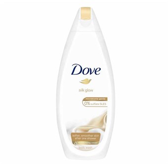 Dove Body Wash - Silk Glow - 225 ml - Hoitava vartalosaippua