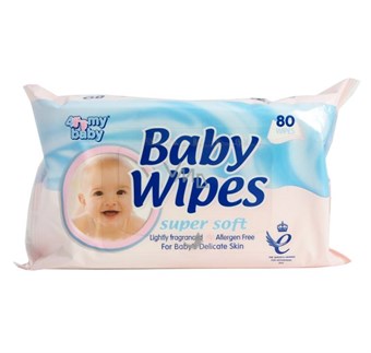 4 My Baby Super Soft -pyyhettä - Märkäpyyhkeet - 80 kpl.