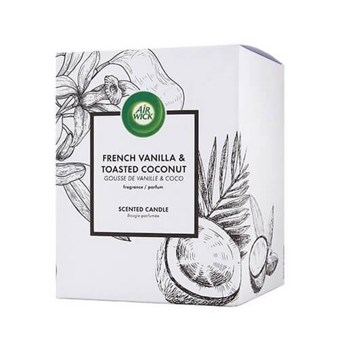 Air Wick French Vanilla & Toasted Coconut Tuoksukynttilä - 220 g