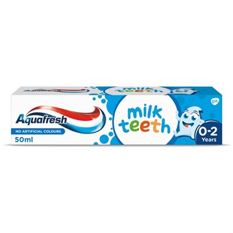 Aquafresh Kids Hammastahna Maitohampaat 0-2 Vuotta - 50 ml