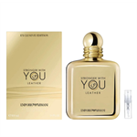 Armani Stronger With You Leather - Eau de Parfum - Tuoksunäyte - 2 ml