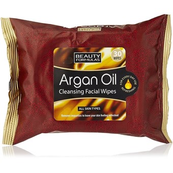 Beauty Formulas Argan Oil - kosteuspyyhkeet - 30 kpl.