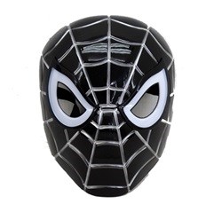 Toimintasankarit - Musta Spiderman Mask valolla
