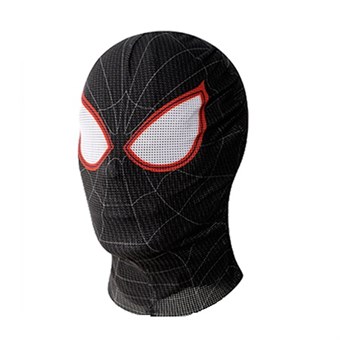 Marvel - Musta Spiderman Mask - Aikuinen