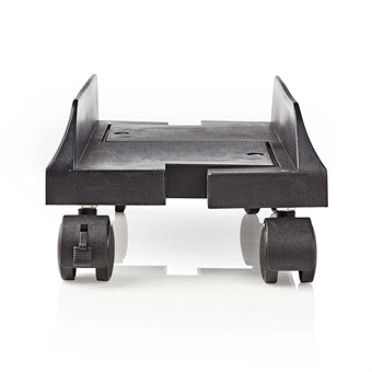 Pöytäteline/lattiateline PC:lle | Säädettävä leveys | 4 Lukolla varustettu ohjauspyörä