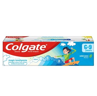 Colgate Kids Natural hammastahna lapsille - Mieto minttu - 6-9 vuotta - 75 ml