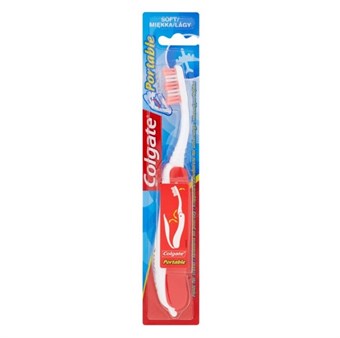 Colgate - Taitettava hammasharja - pehmeä (punainen)