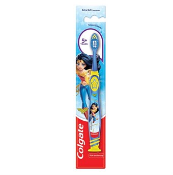 Colgate - Kielenpuhdistusaine - Yli 6-vuotiaat Kids - Lasten hammasharja - Pehmeä - Wonder Woman