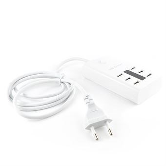 Multi-USB-laatikko, jossa on liitäntä älypuhelimille/tabletille®