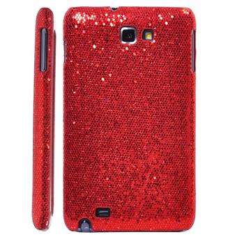 Galaxy Note kiiltävä kansi (punainen)