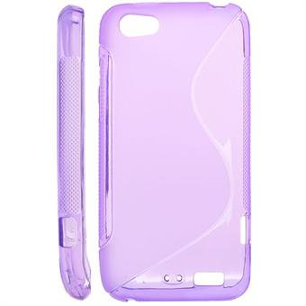 S Line silikonikuori HTC ONE V (violetti)