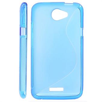 S Line -silikonisuoja HTC ONE X (sininen)