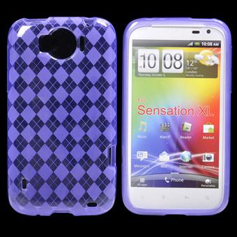HTC Sensation XL Pattern Silicone (violetti)