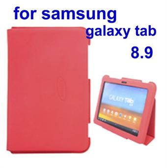 Ainutlaatuinen kotelo Samsung Tab 8.9:lle (punainen)