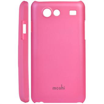 Muovikuori Galaxy S Advance (vaaleanpunainen)