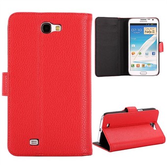 Galaxy Note II Card Case M Stand (punainen)