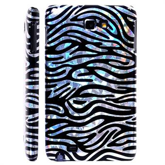 Galaxy Note Zebra -kuori (musta)