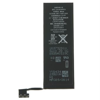 IPhone 5 ladattava 3,8 V / 1440 mAh litiumioniakku