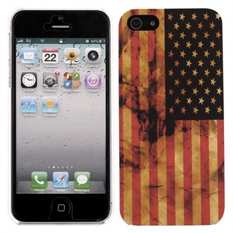 Oldstar Amerika kansi iPhone 5 / iPhone 5S / iPhone SE 2013 (Burn)
