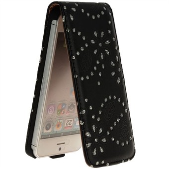 Bling Bling Diamond Case iPhone 5:lle / iPhone 5S:lle / iPhone SE 2013:lle (musta)