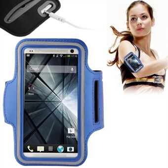 Urheilullinen käsivarsinauha Galaxy S5:lle (sininen)