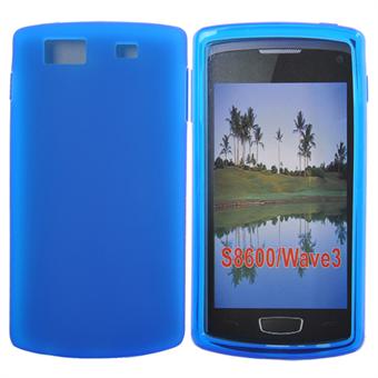 Samsung Wave 3 silikoni (sininen)