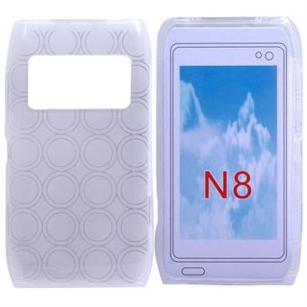 Silikonikuori Nokia N8:lle (läpinäkyvä)