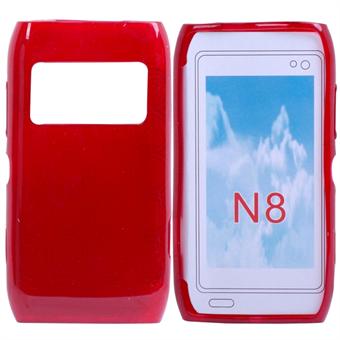 Silikonikotelo Nokia N8:lle (punainen)