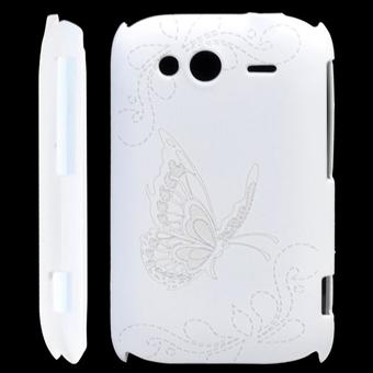 HTC Wildfire S Butterfly -kuori (valkoinen)