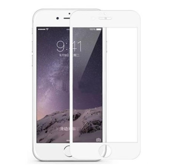 Räjähdyssuojattu iPhone 7 Plus / iPhone 8 Plus kiinteä karkaistu lasi, jossa valkoiset reunat