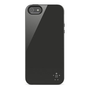 Belkin iPhone 5 / iPhone 5S / iPhone SE 2013 silikonikuori (ruskea-musta)