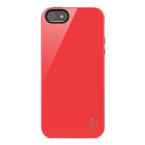 Belkin iPhone 5 / iPhone 5S / iPhone SE 2013 silikonikuori (punainen)