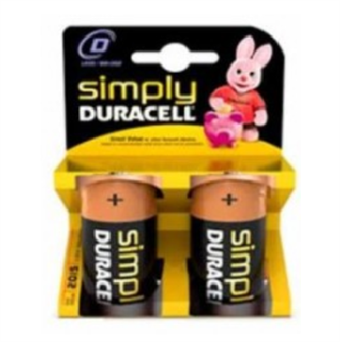 Duracell SIMPLY D -akku - 2 kpl