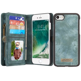 CaseMe Flap -lompakko iPhone 7 Plus / iPhone 8 Plus -puhelimelle - vihreä