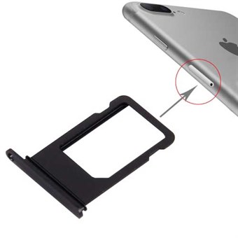 SIM kortin pidike iPhone 7 Plus - musta