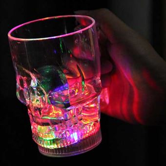 Crystal Skull LED -lasi 400 ml
