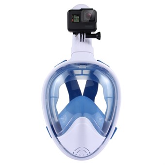 Puluz® Full Dry Snorkkel Mask for GoPro Small/Medium - valkoinen