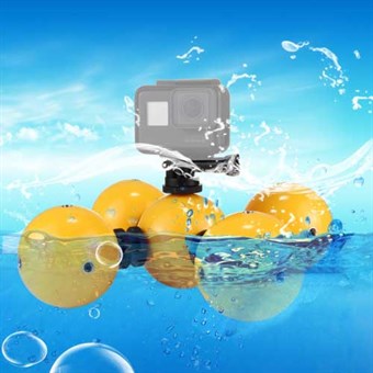 PULUZ® 5 Bobber Diving kelluva pallo ja adapteri GoPro HEROlle