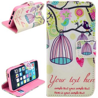 Stand Card Lompakkokotelo iPhone 5 / iPhone 5S / iPhone SE 2013 - Funkie