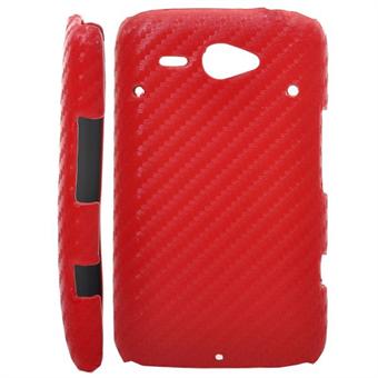 HTC ChaCha Corbon kansi (punainen)