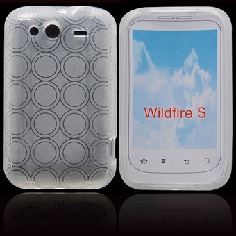 HTC Wildfire S silikonikuori (läpinäkyvä)