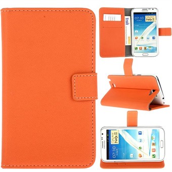 Kangaskotelo Samsung Galaxy Note 2 (oranssi)
