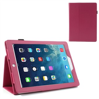 Deluxe-nahkakotelo iPad Airille (magenta)
