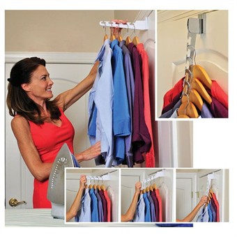 Taitettava teline 1 kpl - Valkoinen