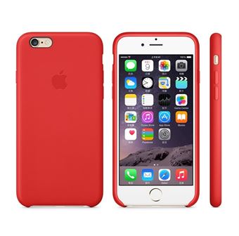 IPhone 7 Plus / iPhone 8 Plus nahkakuoren ulkoasu - punainen